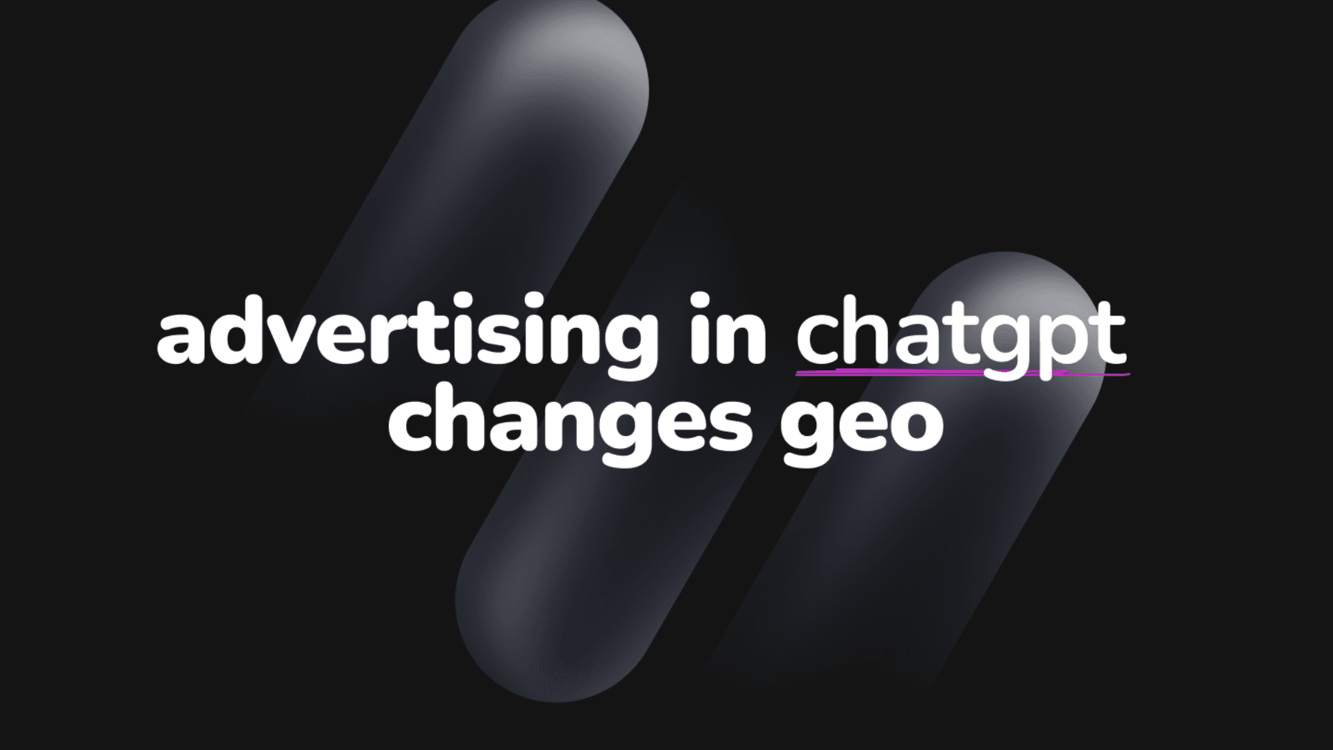 Advertising in ChatGPT changes Generative Engine Optimization