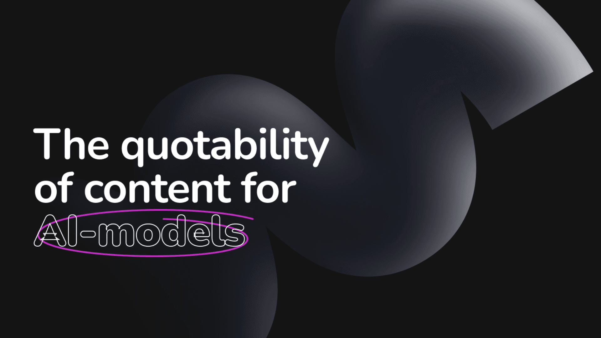 The quotability of content for AI-models