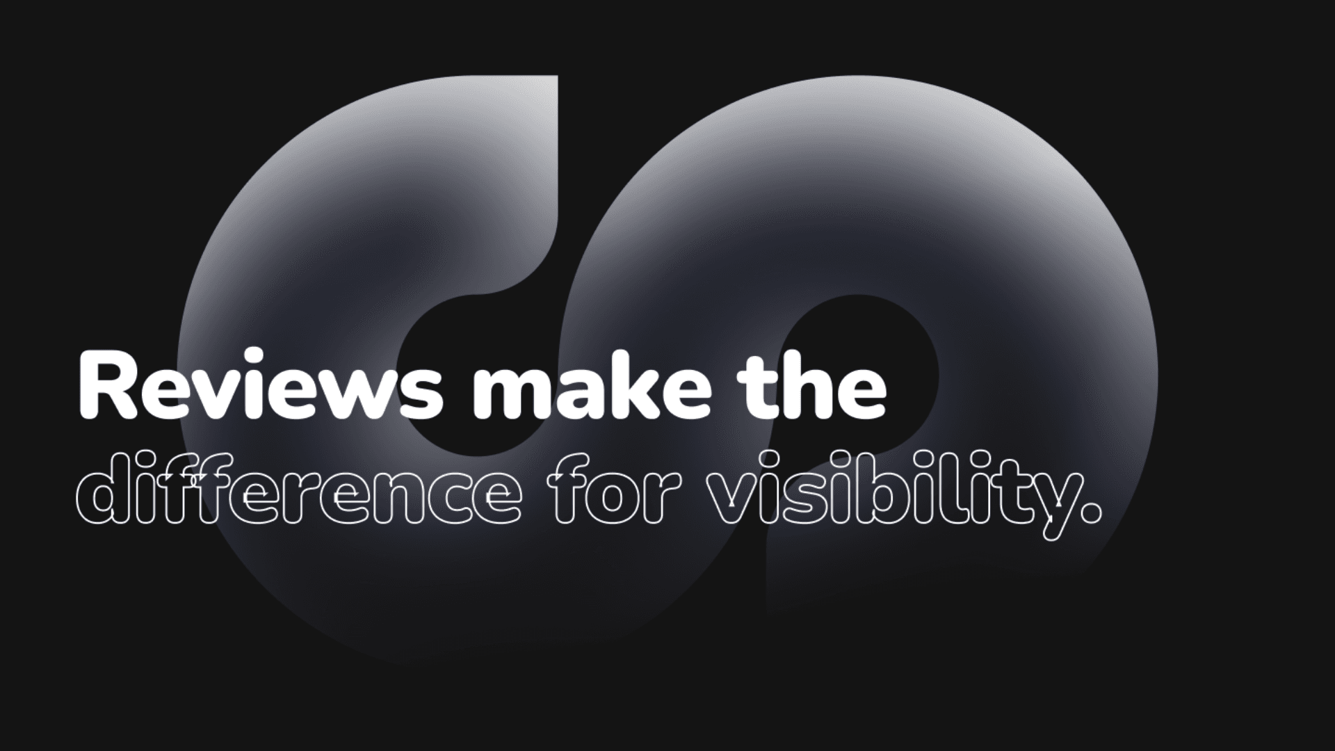 Reviews make the difference for visibility.